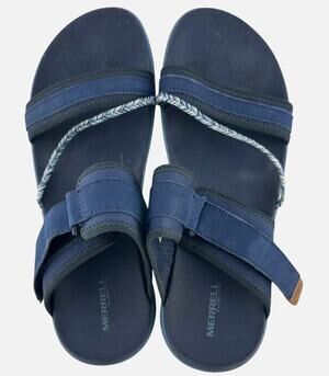 Title: Merrell Terran 4 Slide Women's 10 M Navy Blue Adjustable Sport Sandals